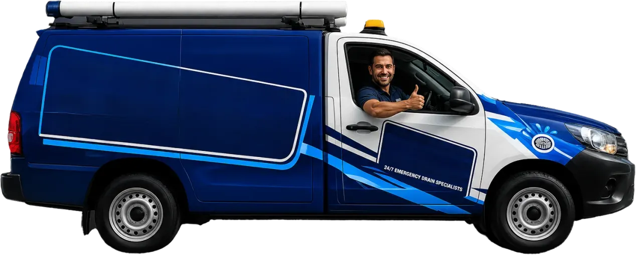 A licensed Liverpool plumber heading out in the service van