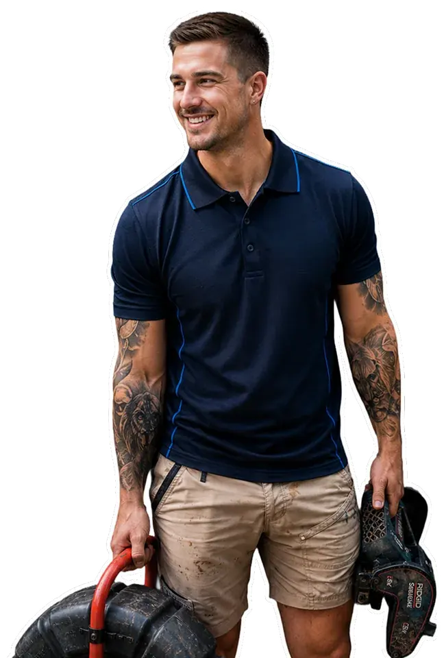 A licensed Liverpool plumber with his tools